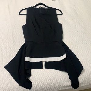 BCBG Max Azria Black and White Top